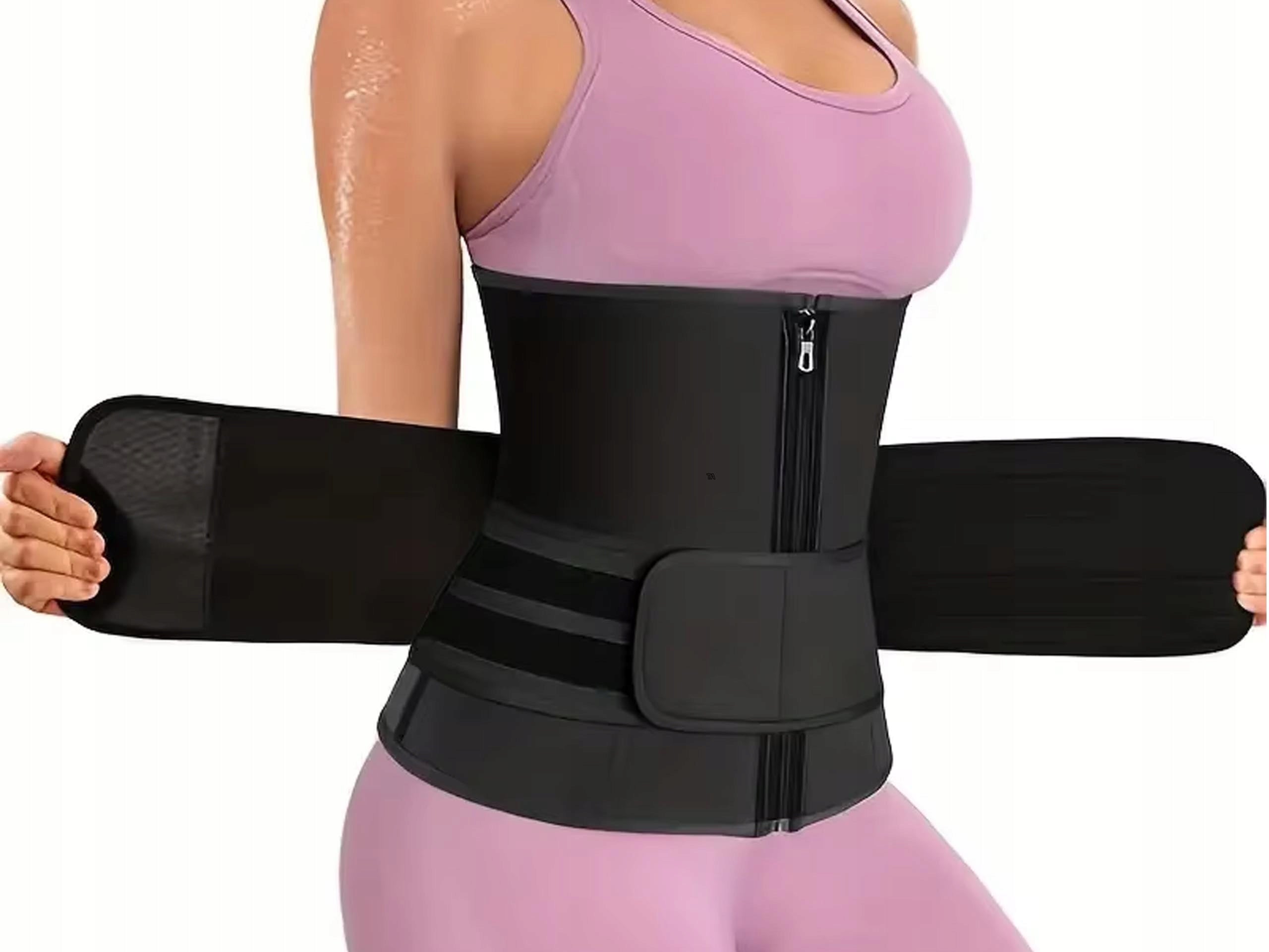 Neoprene Slimming Belt for Exercise Slimming Black Size M