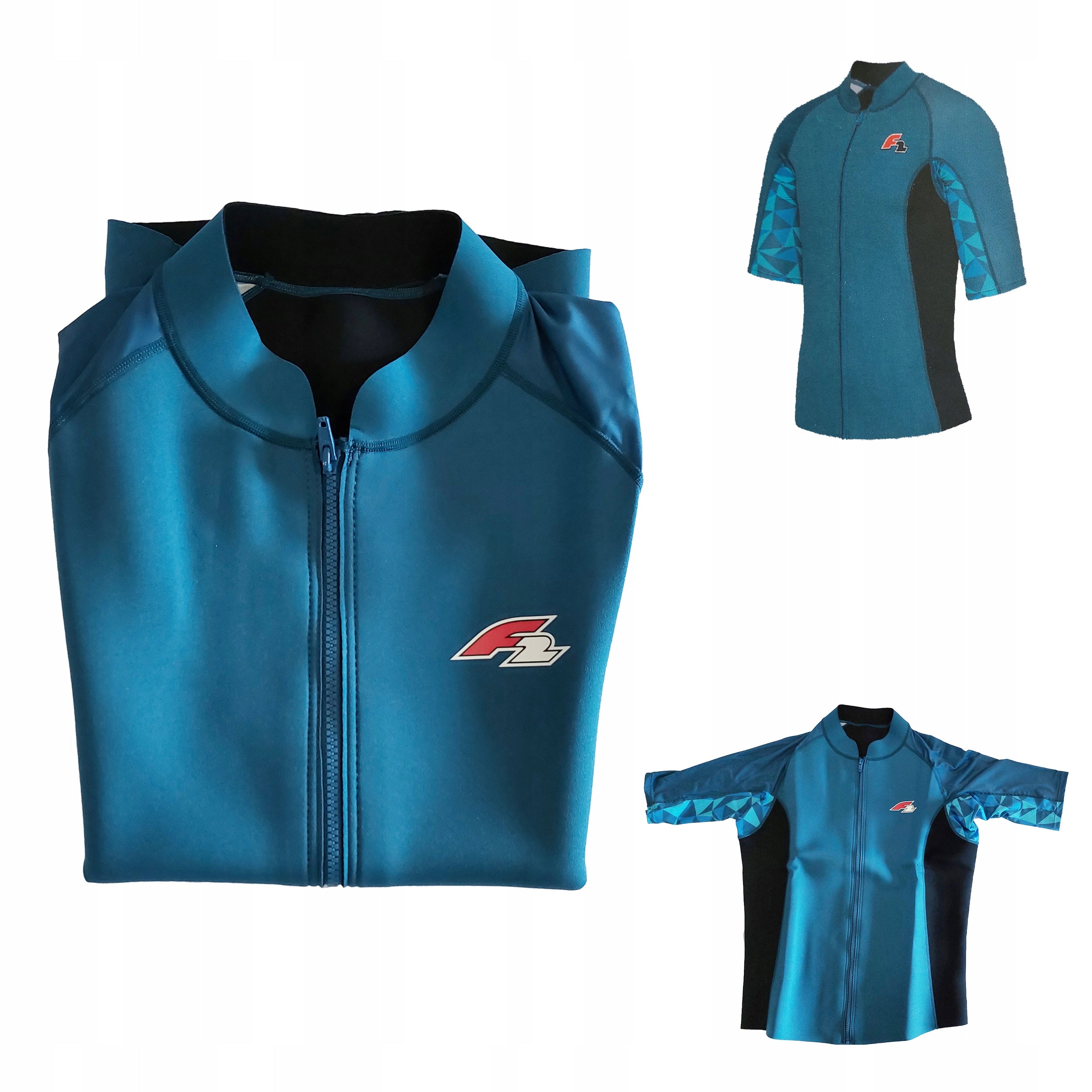 Neoprene T-shirt F2 top for swimming windsurf wetsuit 1,5mm short men L