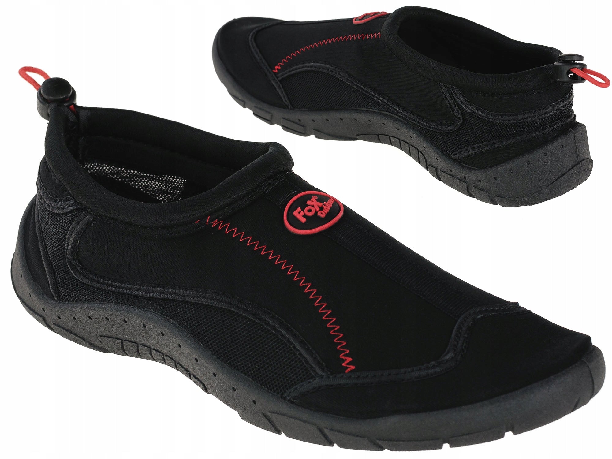 Neoprene Water Shoes for Beach Aqua Shoes - Black (Size 43) Packaging status original