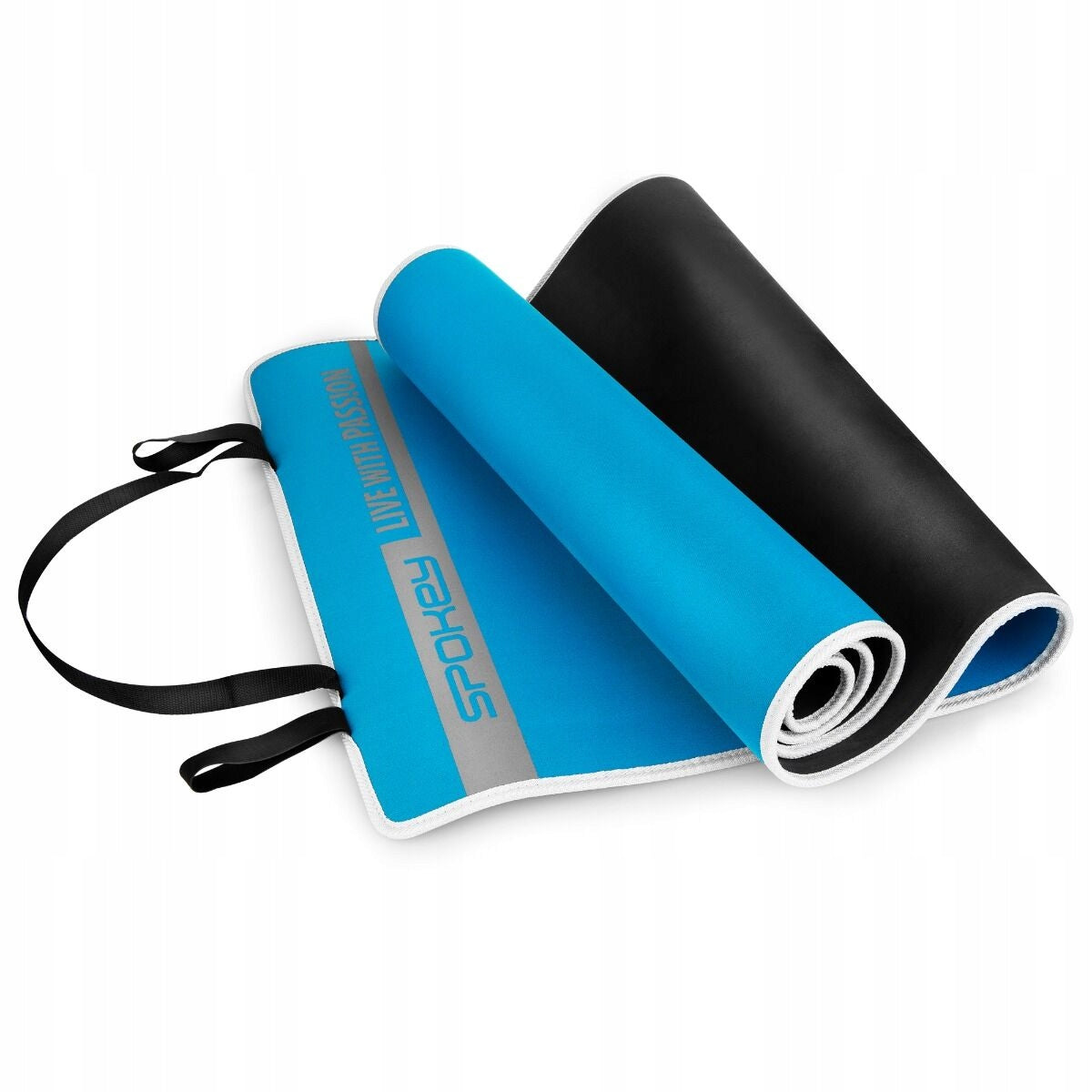 Neoprene Yoga Exercise Mat 180x60x 0,6 cm Color blue