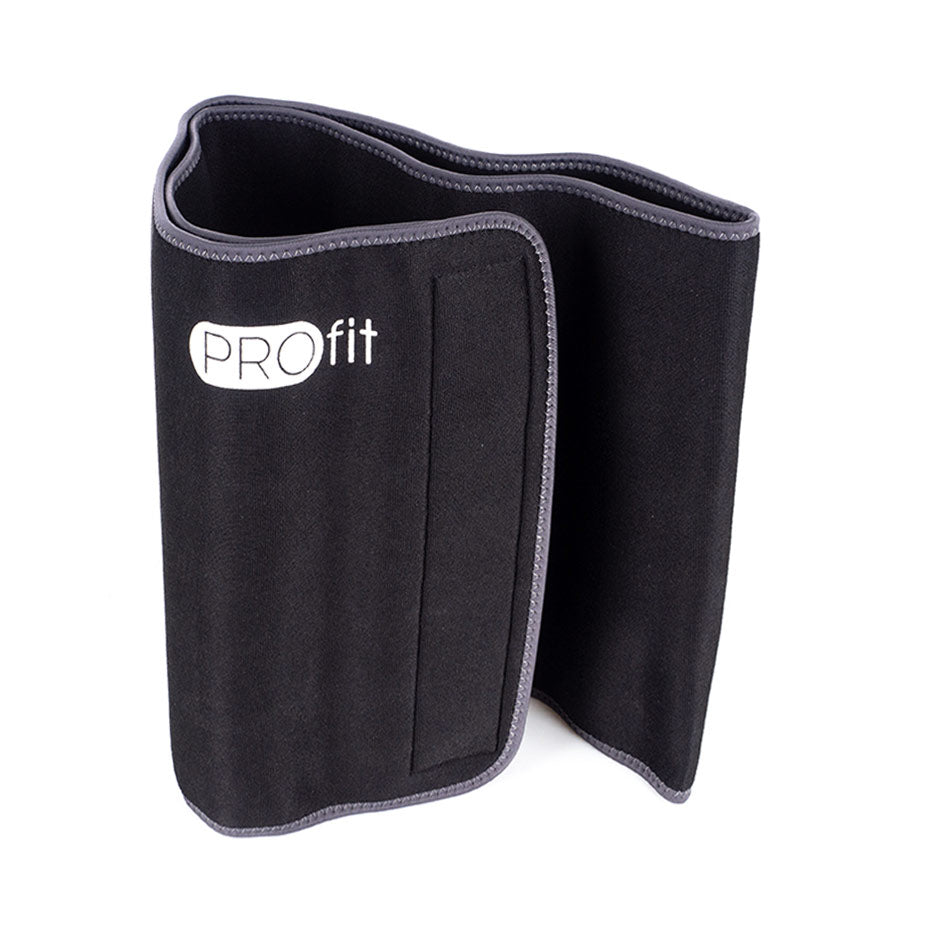 Neoprene belt Profit wide 125x30x0,3 cm black DK 5063