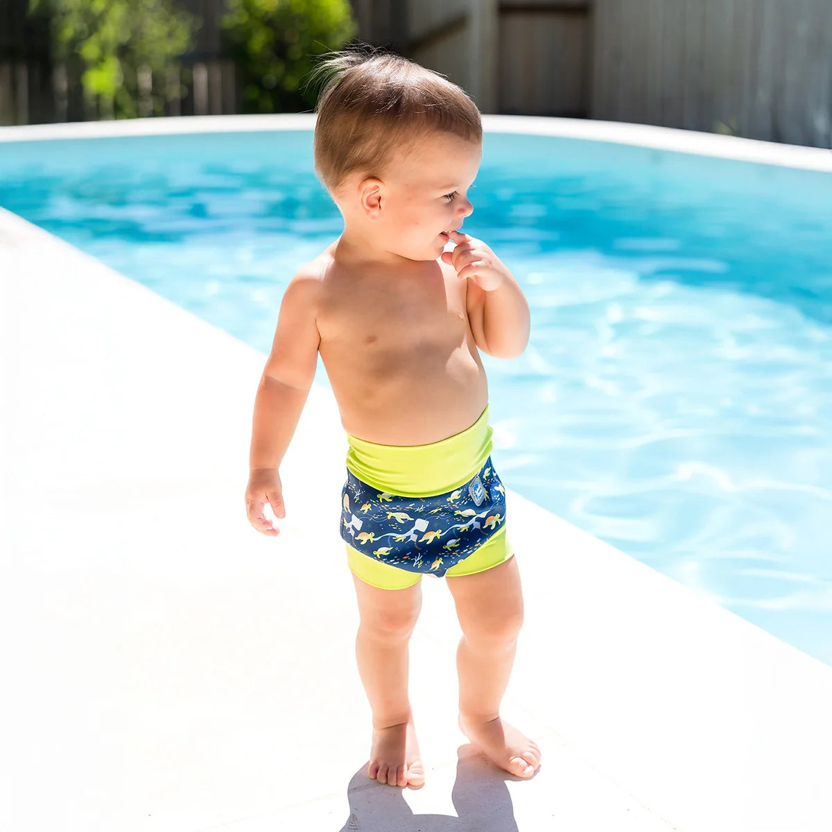 Neoprene diaper Happy Nappy turtle tide L 6-12 months Packaging status original