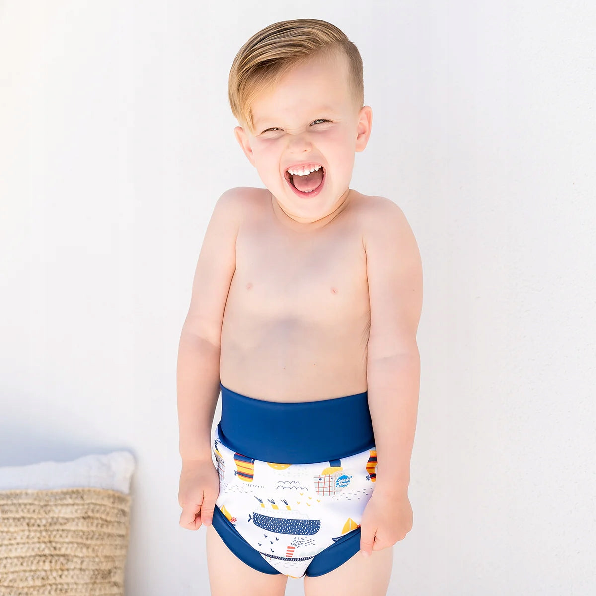 Neoprene swimming diaper Tug Boats LARGE 6-12 months. Medical device no