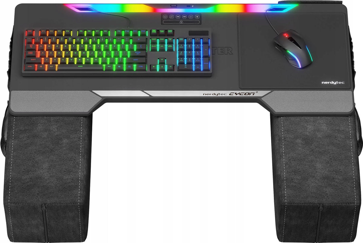 Nerdytec - Couchmaster Cycon3 - stand with cushions | LED lighting Packaging status original