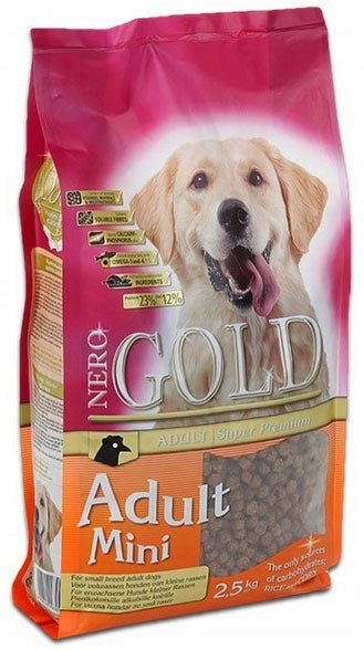 Nero Gold Adult Mini Dry Food for Small Dogs 1kg