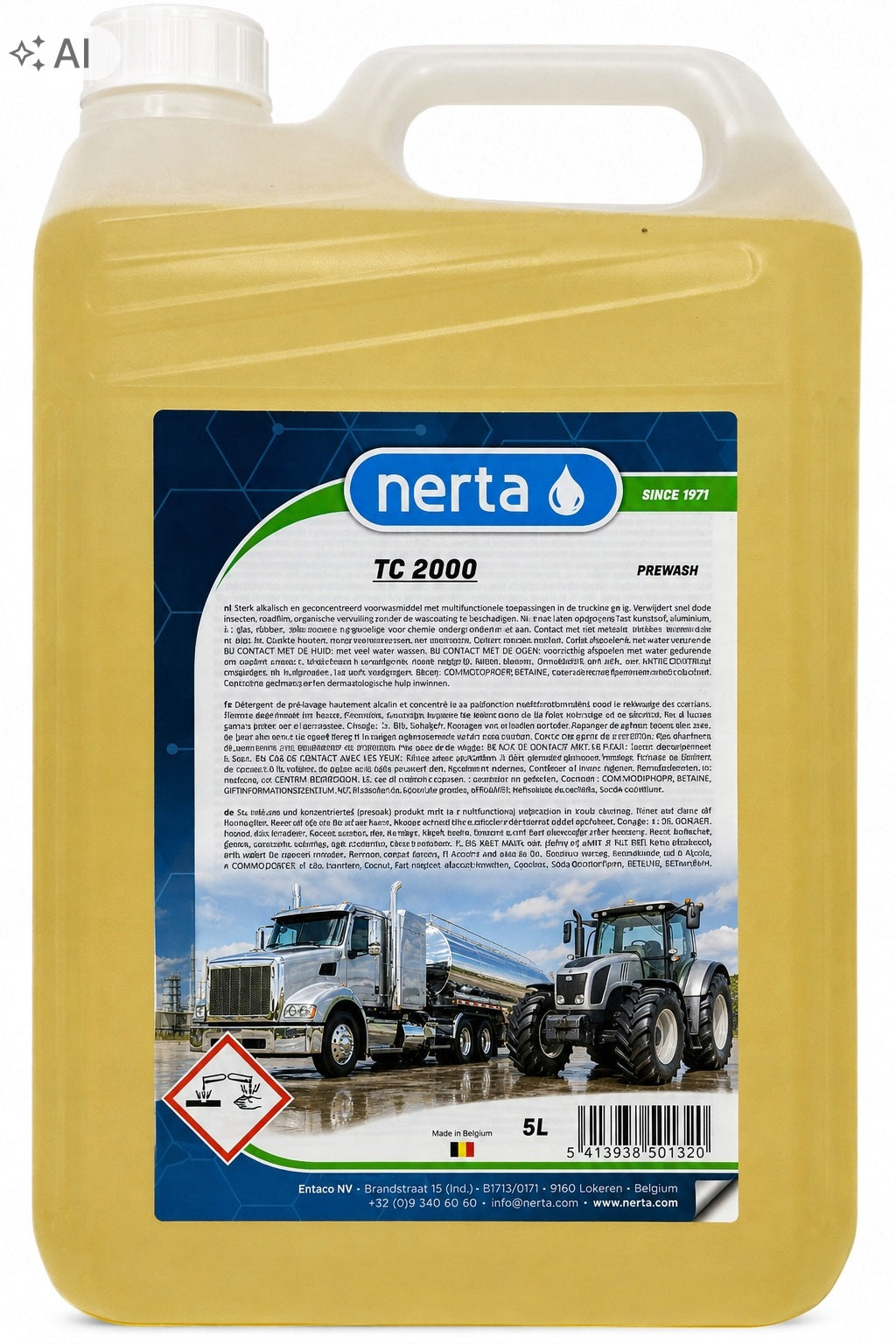 Nerta TC 2000 5l active foam for car washing