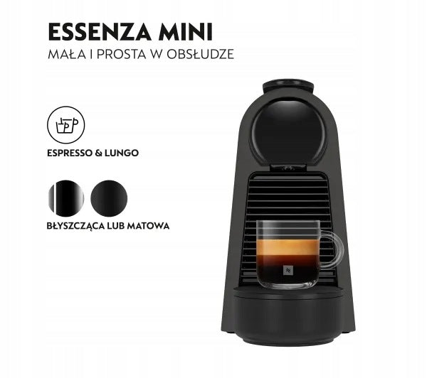Nespresso Essenza Mini EN85.BKMT Width 11cm + Coffee Set Packaging status original