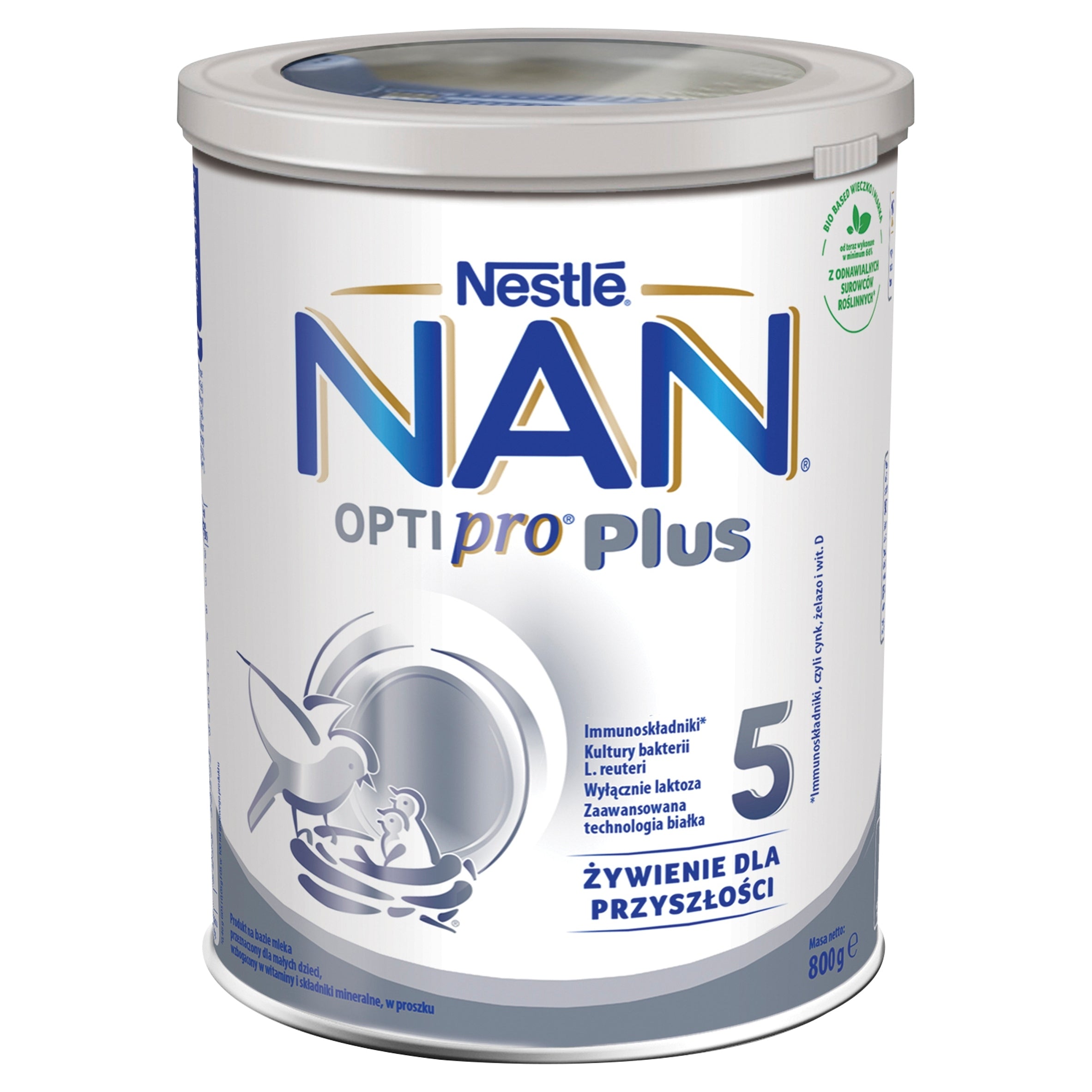 Nestle Nan Optipro Plus 5 Powdered Milk Set of 2x800 g Brand NAN