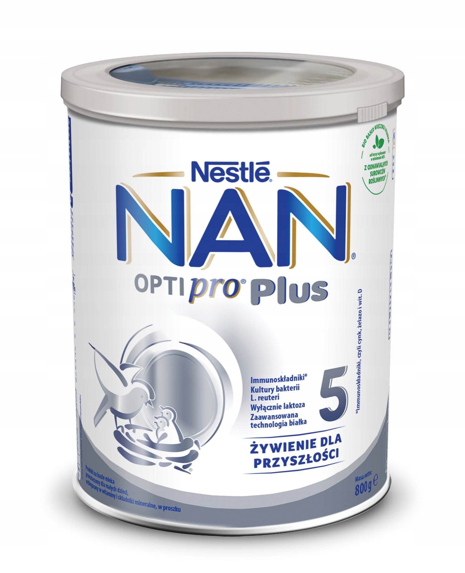 Nestle Nan Optipro Plus 5 Powdered Milk Set of 2x800 g Manufacturer code 8445290170798