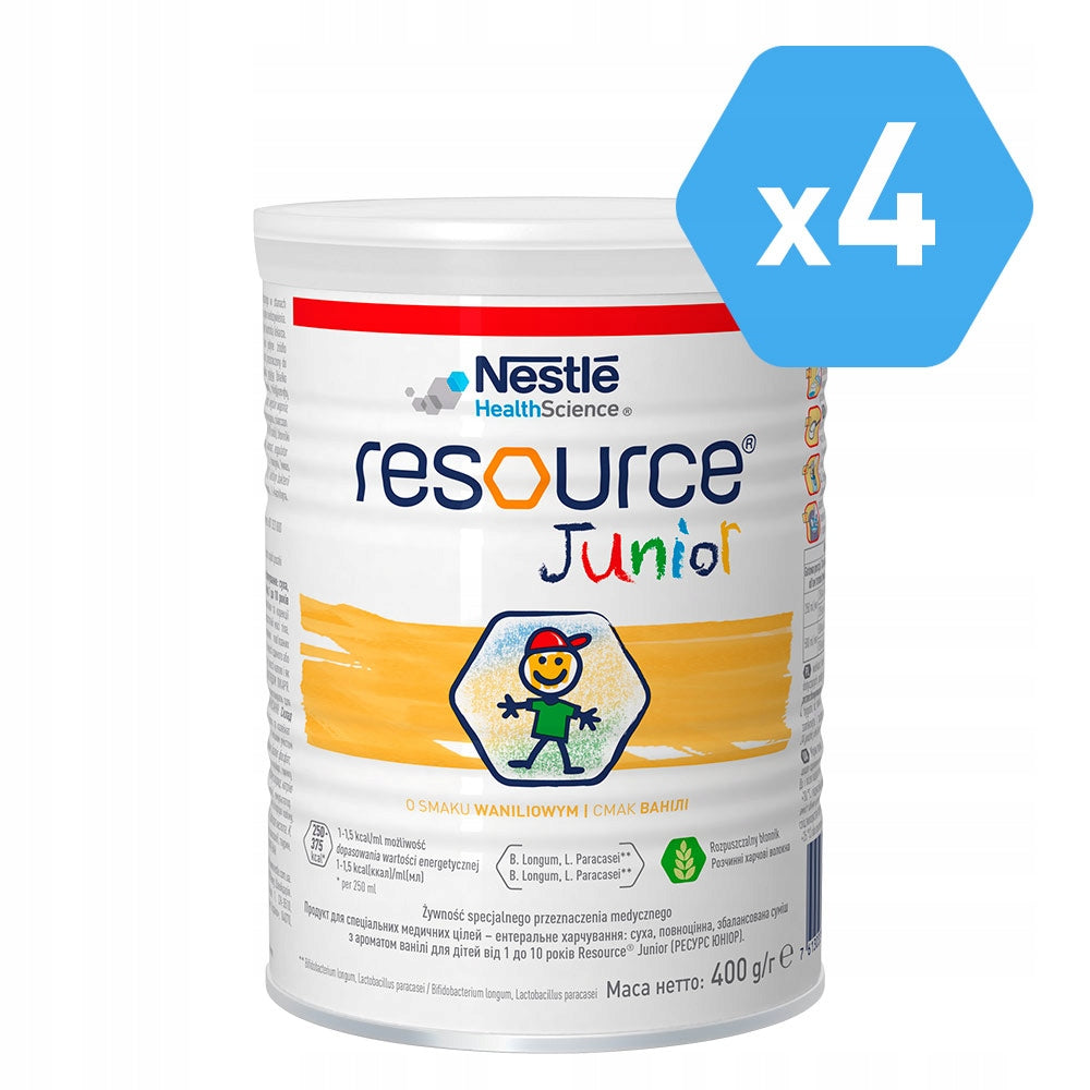 Nestlé Resource Junior Vanilla Flavoured Nourishing Powder 400 g Grammage 400 g