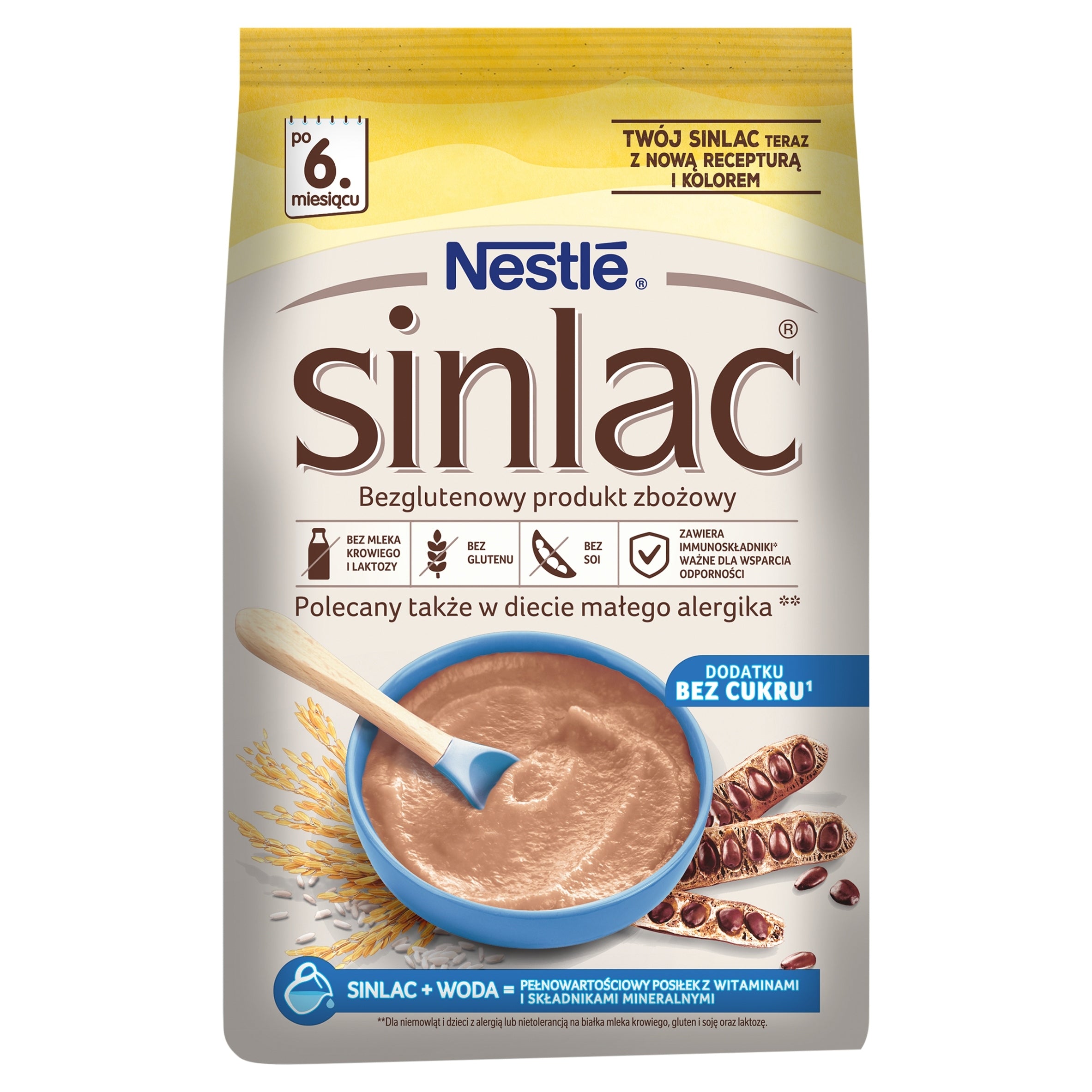 Nestle Sinlac sugar-free gluten-free porridge, after 6 months, 300 g Manufacturer code Nestle