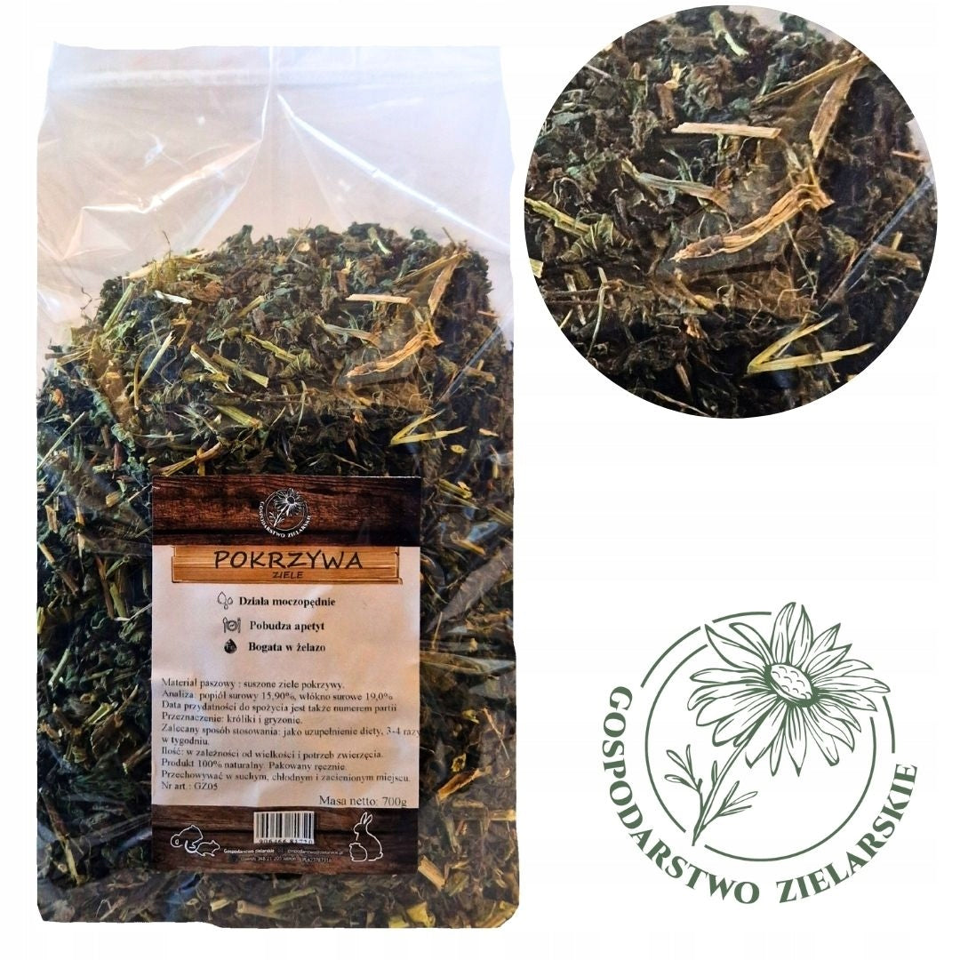Nettle herb 700g HERBAL FARM for rabbits and rodents