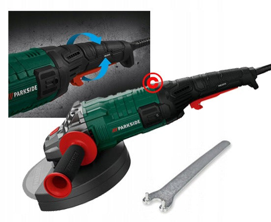Network Angle Grinder PARKSIDE PWS 230 2000W Ø 230mm New