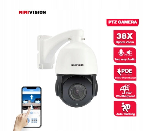 Network IP Rotating Camera 5MPX IR180m 38x ZOOM