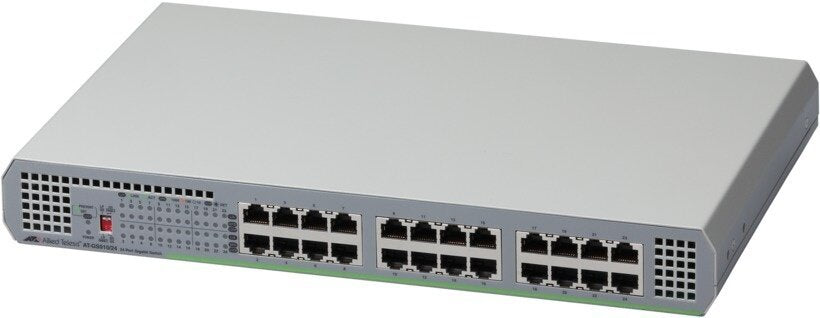 Network Switch Allied Telesis 24 Ports RJ-45 Gigabit Unmanaged Manufacturer code 990-004860-50