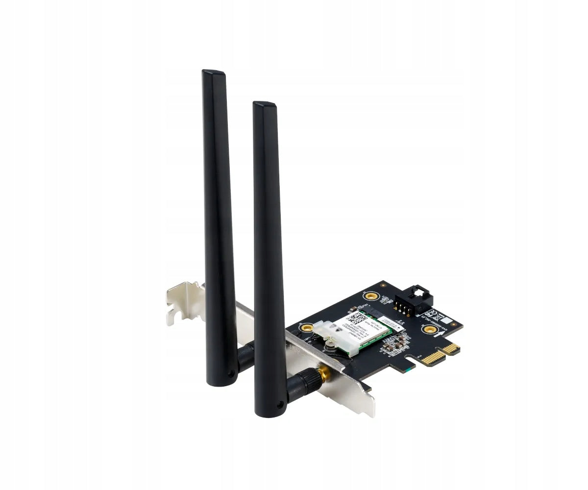 Network adapter ASUS PCE-AX1800 1800Mb/s 802.11 ax Wi-Fi 6 Bluetooth 5.2 Manufacturer code PCE-AX1800