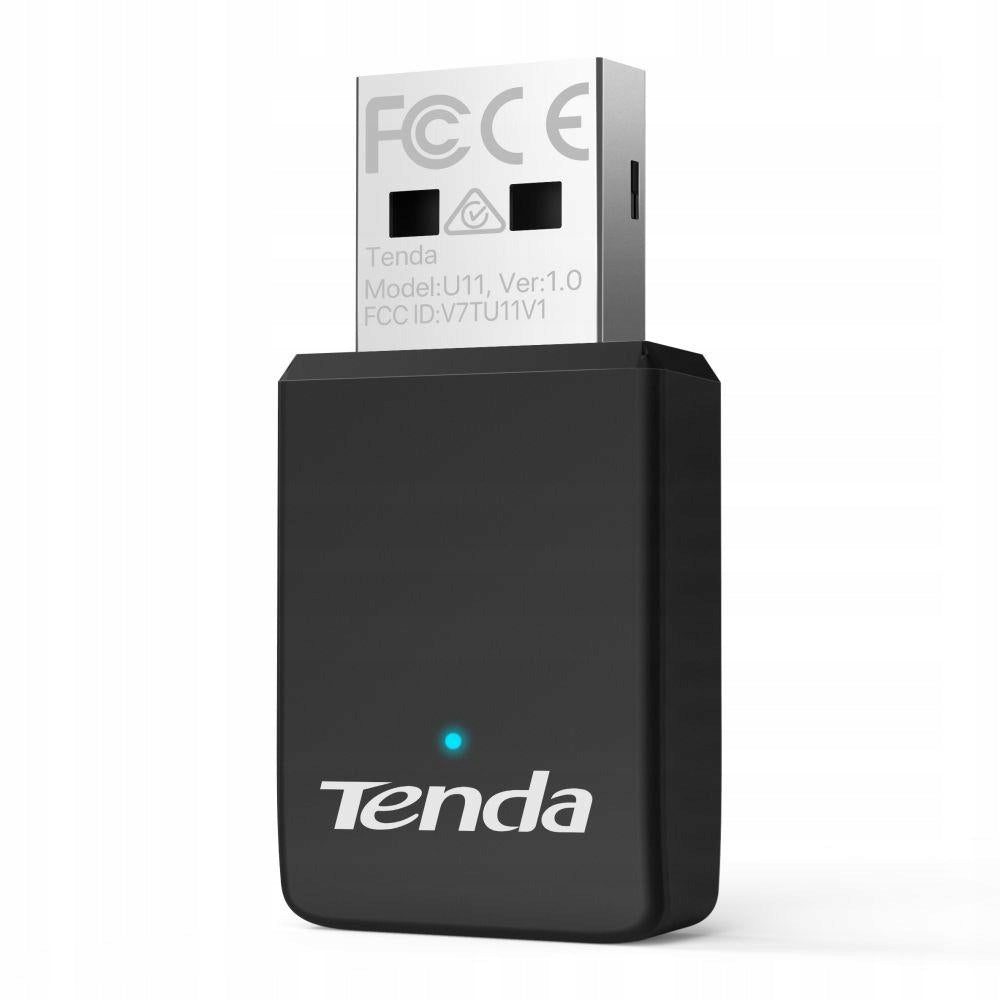 Network adapter TENDA U11 USB-A, External, 2.4 / 5 GHz