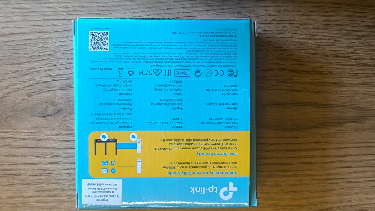 Network adapter TP-Link TL-WN821N WiFi N USB Manufacturer code 535409953