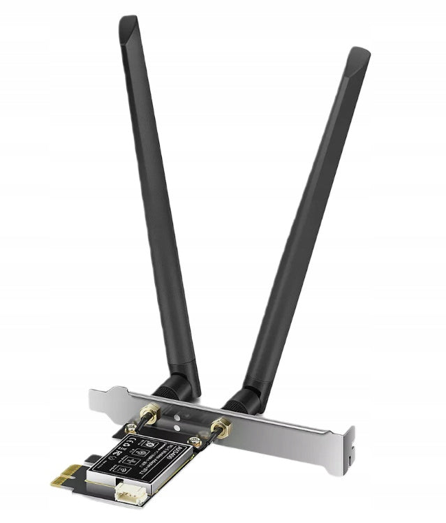 Network adapter Wi-Fi to PCI-E AX5400 Bluetooth 5.2 TWO Antennas