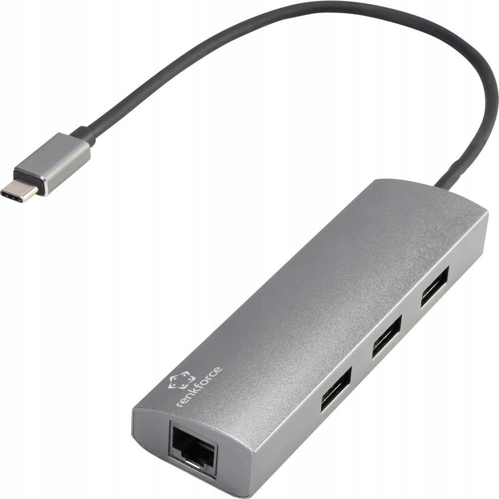 Network adapter hub Renkforce USB-C 3.1 LAN 1Gbit