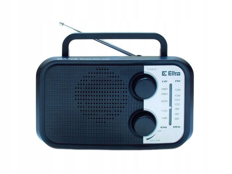 Network-battery radio portable fish camping FM, LW Eltra Dana Brand Eltra