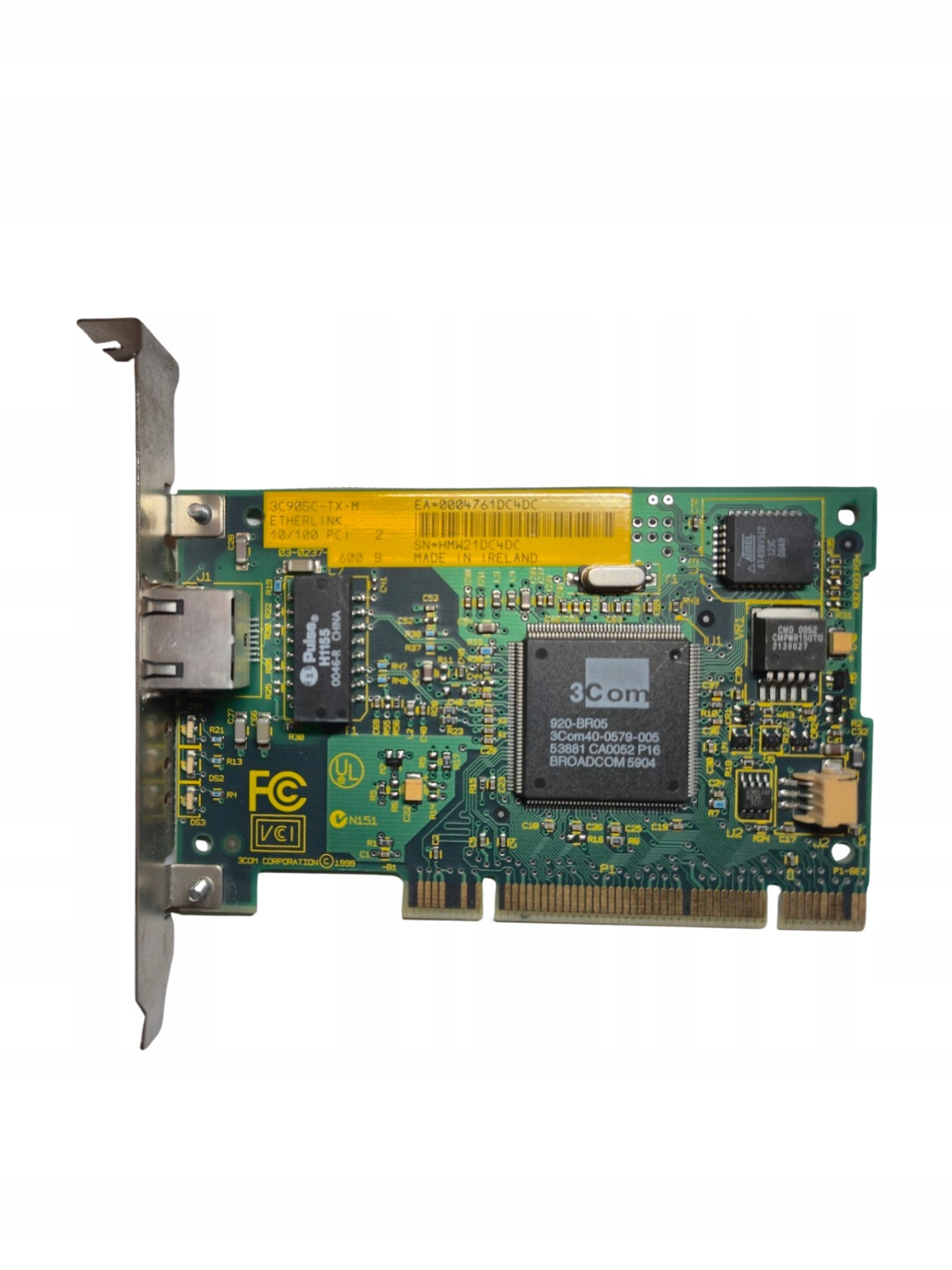 Network card 3Com 3C905C-TX-M PCI RJ45 10/100 Ethernet retro PC NEW