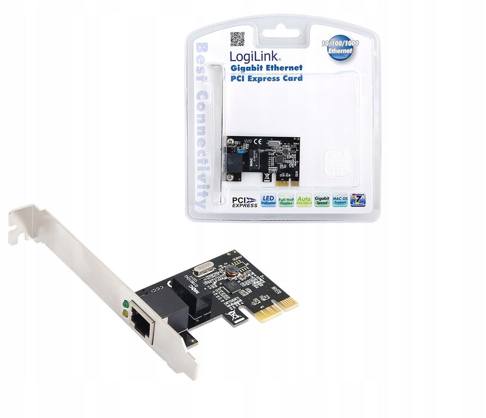 Network card Logilink PC0029A PCI-E Gigabit 10/100/1000 Mbps Manufacturer Logilink