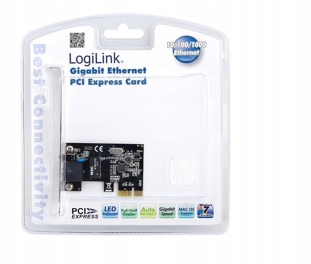 Network card Logilink PC0029A PCI-E Gigabit 10/100/1000 Mbps Manufacturer code PC0029A