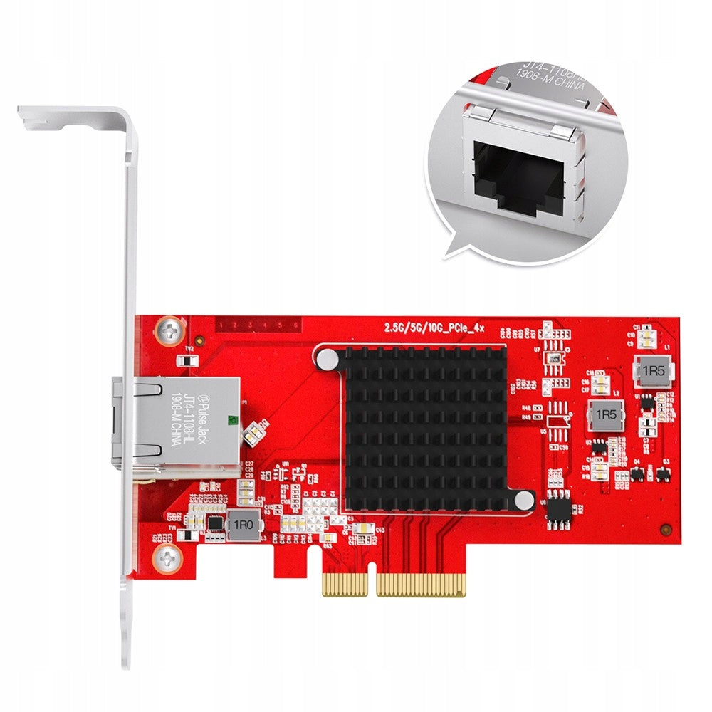 Network card PCI-E 10Gbps LAN Aquantia AQC107 EDUP EP-9638 Packaging status original