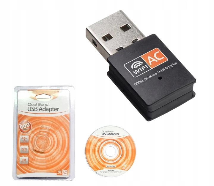 Network card WIFI USB AC 600 mbps 2GHz+5GHz
