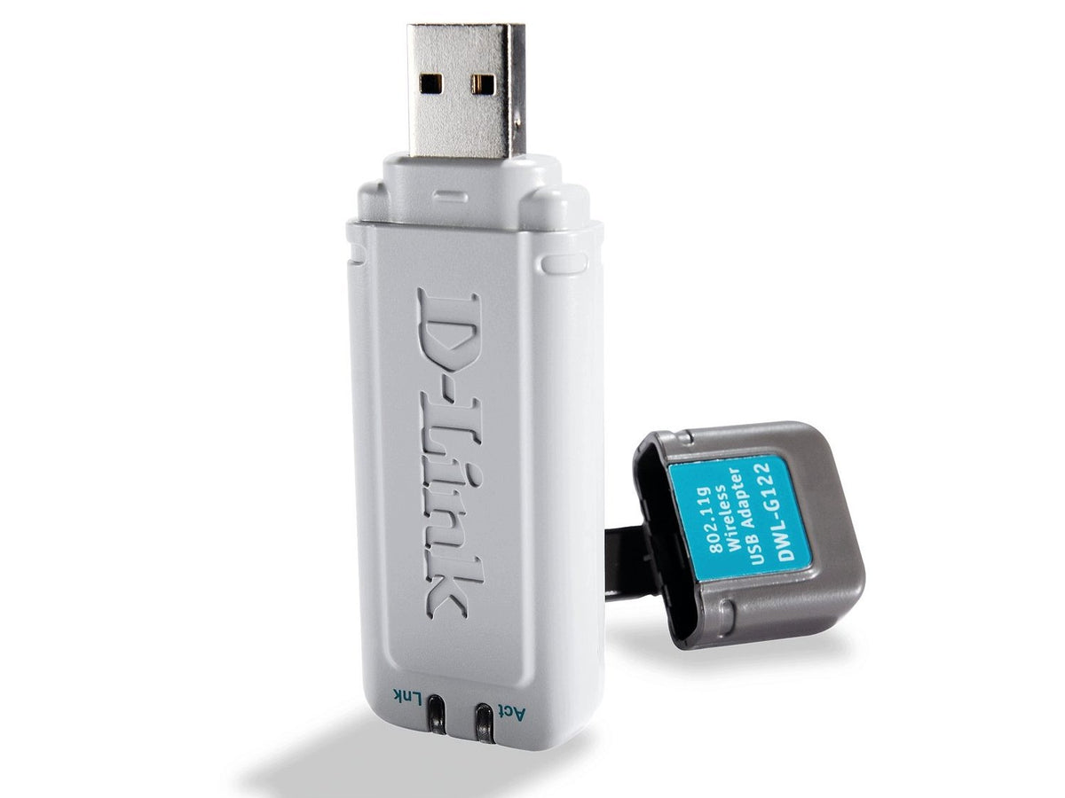 Network card Wi-Fi D-Link DWL-G122 54Mbps 802.11g USB XP Vista Linux OS X Packaging status original