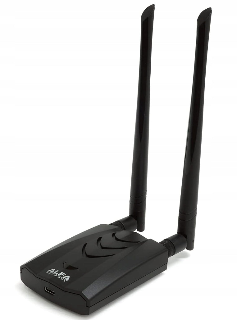 Network card WiFi 6 USB Alfa Network AWUS036AXML 1800Mb/s Bluetooth 5.2 Packaging status original