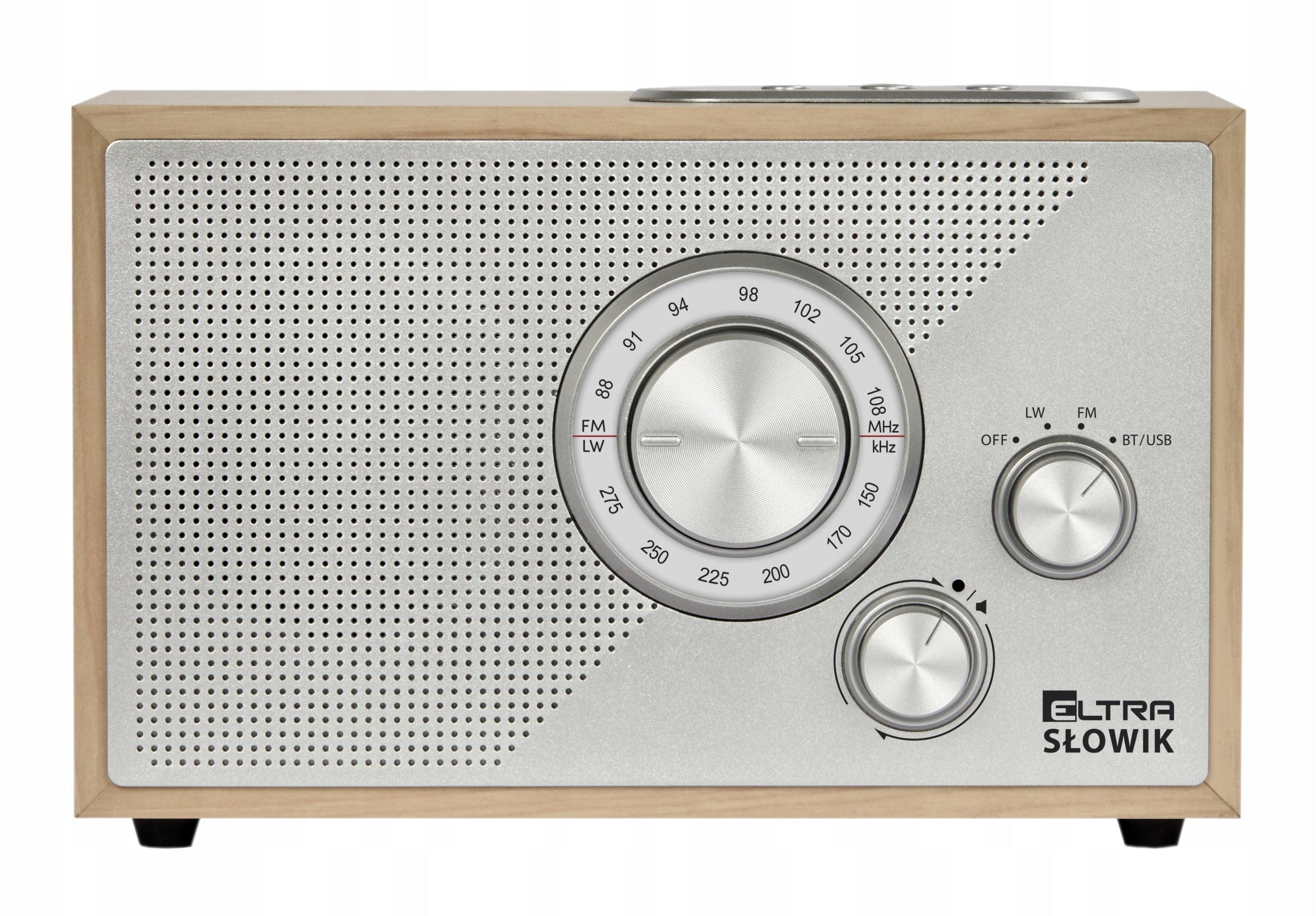 Network radio FM/LW MP3 USB microSD Bluetooth Eltra Nightingale light brown Brand Eltra