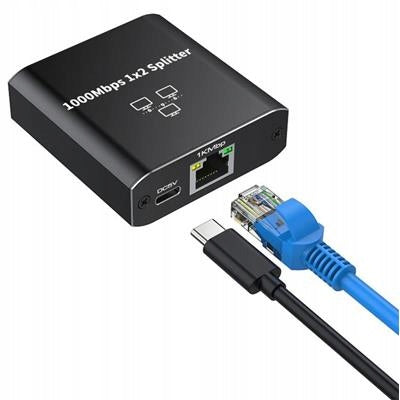 Network splitter 1x2 RJ45 LAN 1 Gbps Manufacturer no brand