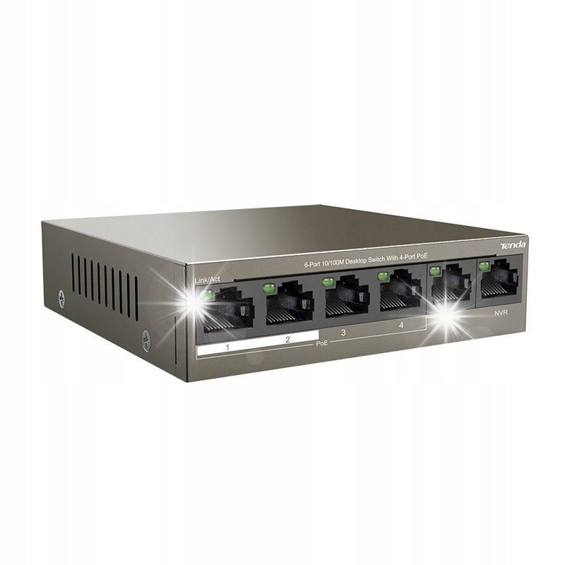 Network switch Tenda TEF1106P-4-63W unmanaged 6 ports