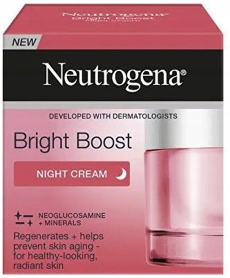 Gaivinantis naktinis kremas NEUTROGENA Bright Boost, 50 ml