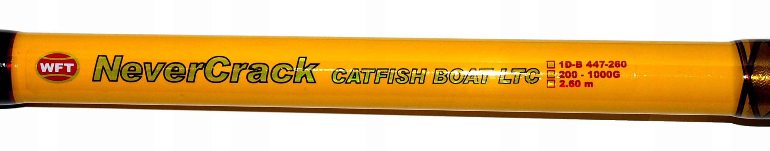 Never Crack CATFISH 2.6m, 200-1000g, TRAVEL Rod, 5-Piece Manufacturer code 1d-b447-260