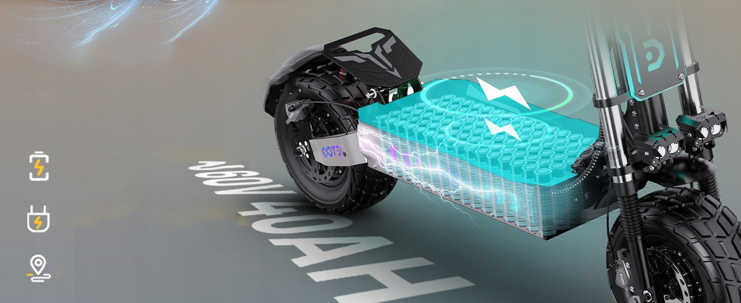 New APEFOX T90 Electric Scooter 6000W 100km Range 13 Inch Off Road Tyres Maximum speed 20 km/h