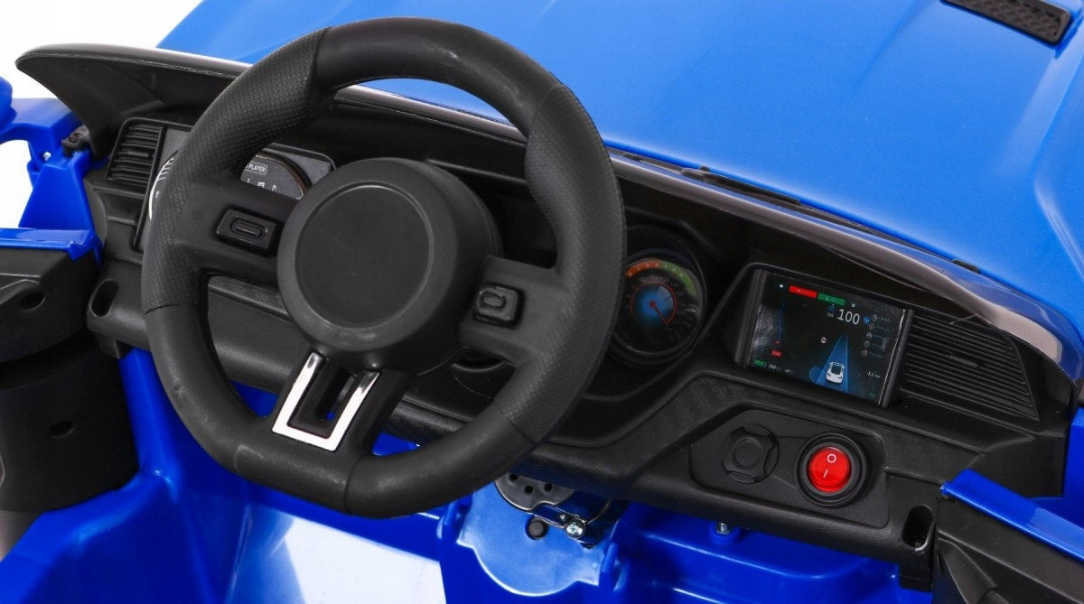 New Auto Vehicle GT Sport Kids EVA Remote Control LED Color blue