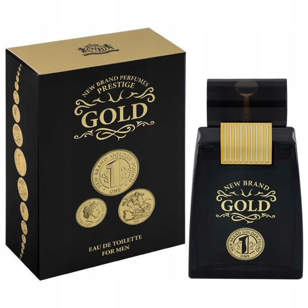 New Brand Gold For Men Perfumed Water Male EDP 100 ml