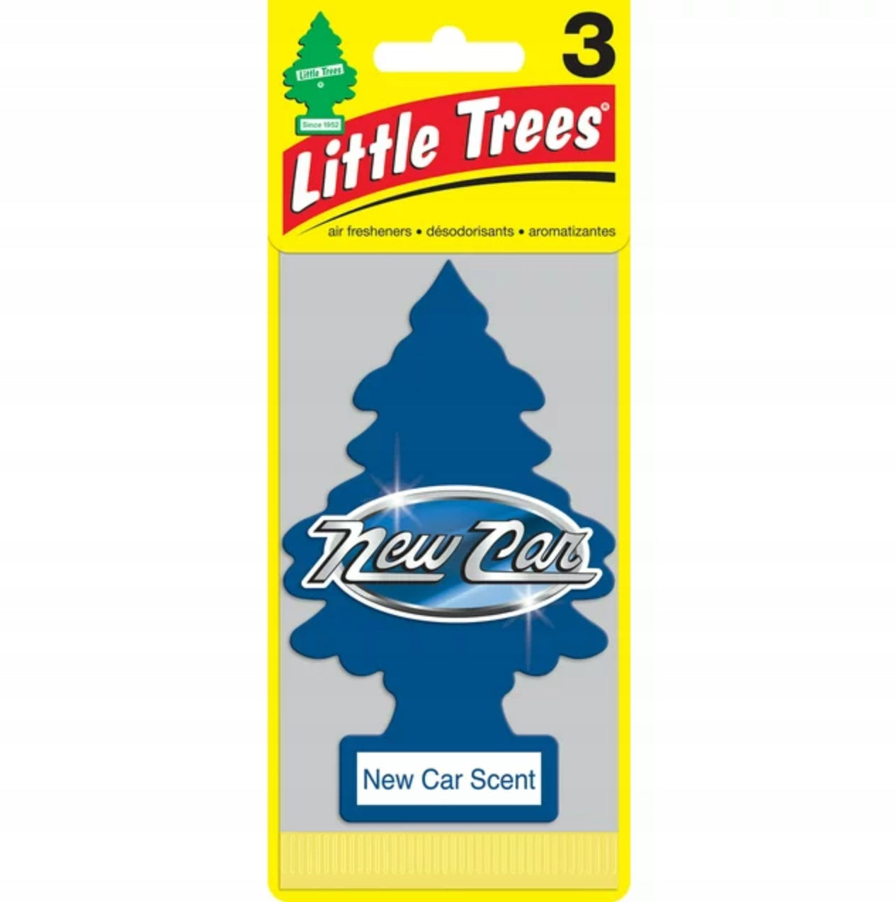 New Car Scented Christmas Tree Little Trees 3PAK