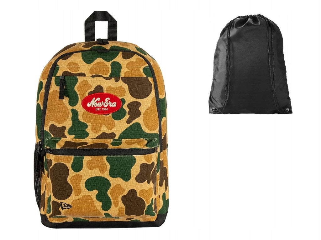 New Era Camo Light Beige Delaware Backpack 60856120 + Bag