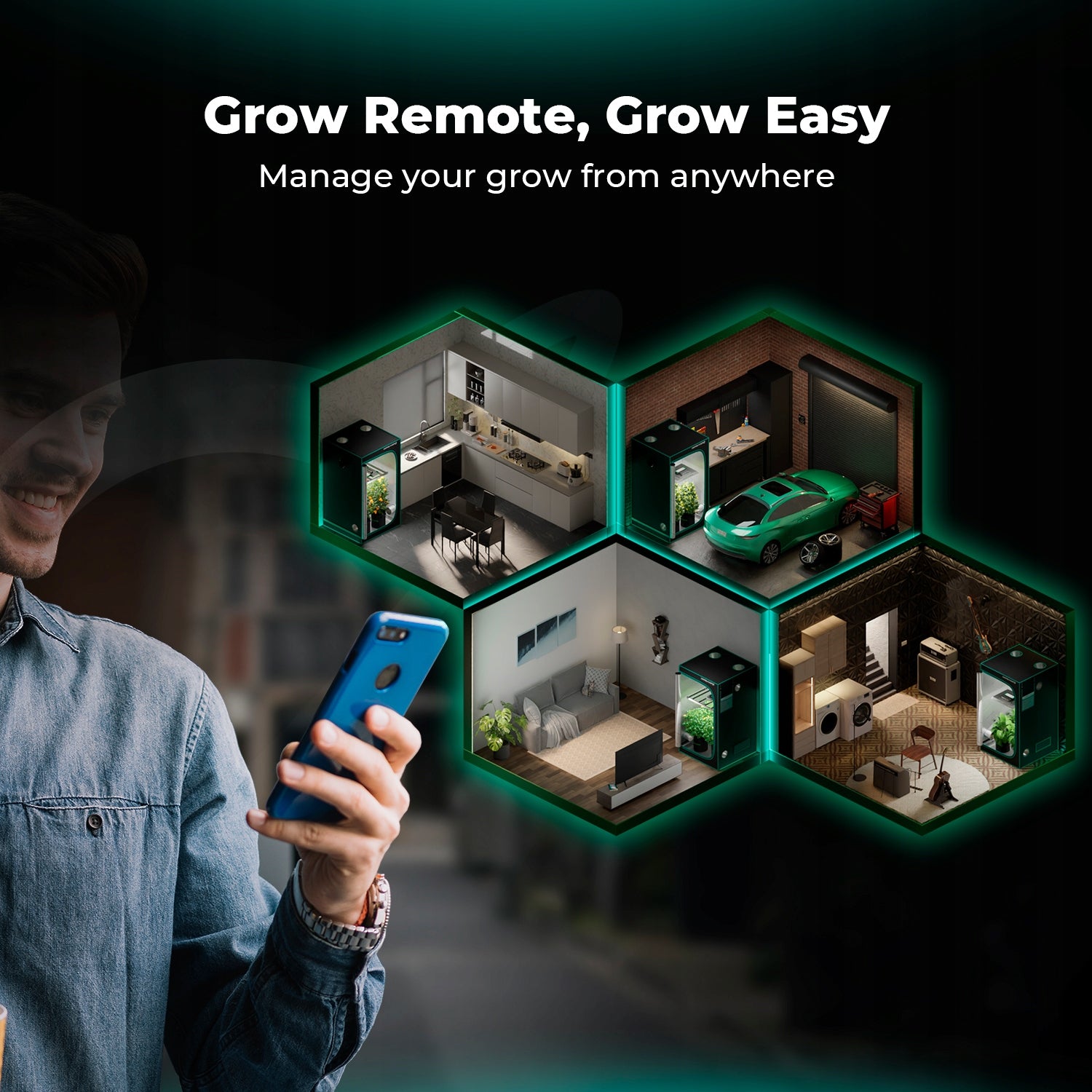 New Mars Hydro iControl Smart Environmental Grow Room Controller – WiFi App Manufacturer code MH-Controller43