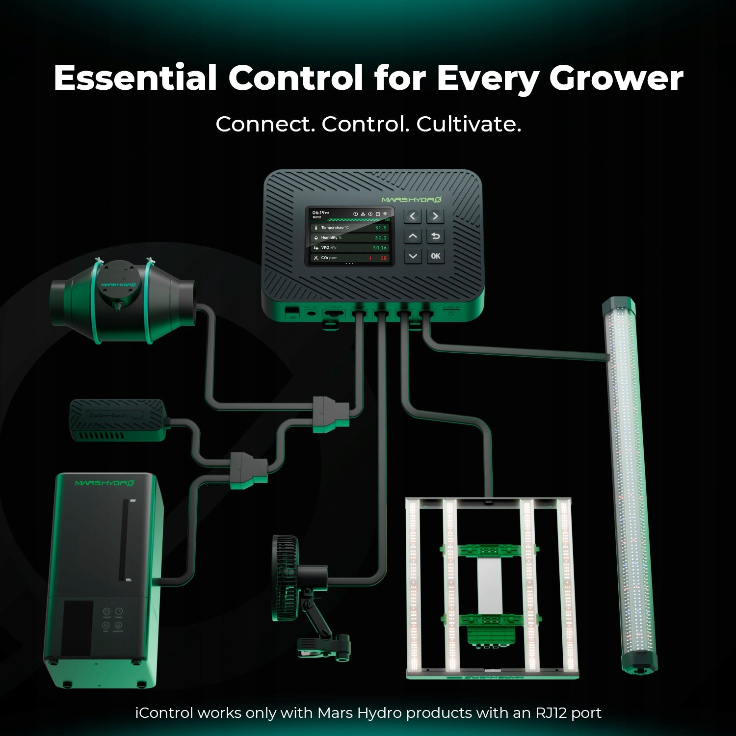 New Mars Hydro iControl Smart Environmental Grow Room Controller – WiFi App Type other