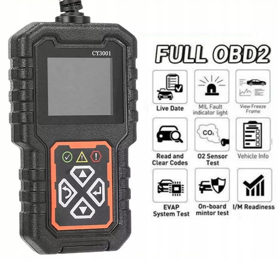 New OBD2 Scanner CY3001 2024 Diagnostics Fault Reader And Code Delete