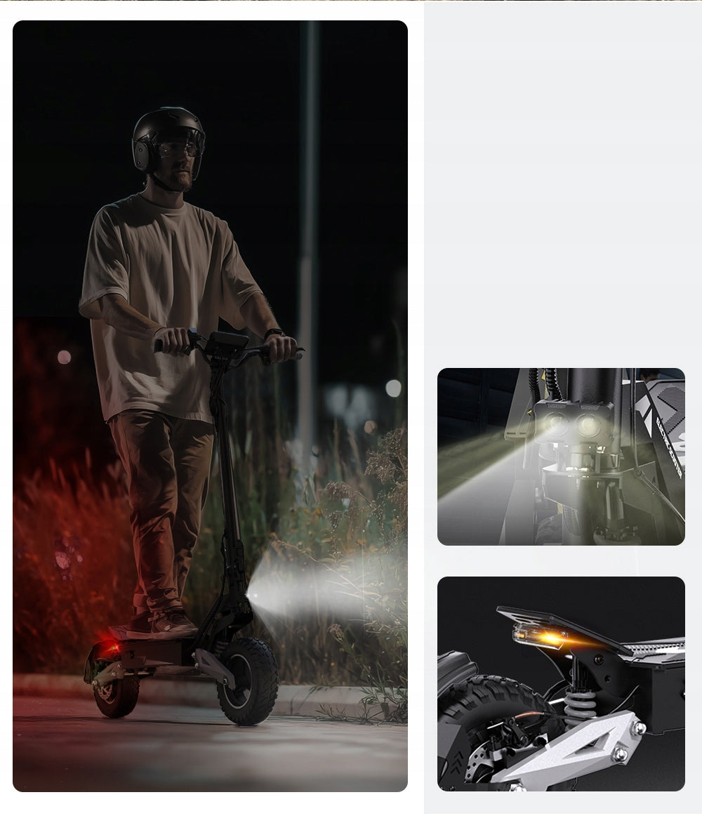 New Off-Road Electric Scooter 900W 48V 13.5Ah 45HP 11" tires OOTD T10 Engine power 900 W