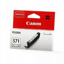 New Original CANON CLI-571 Gray LGY CLI571 GY OEM Ink Cartridge Manufacturer code 0389C001
