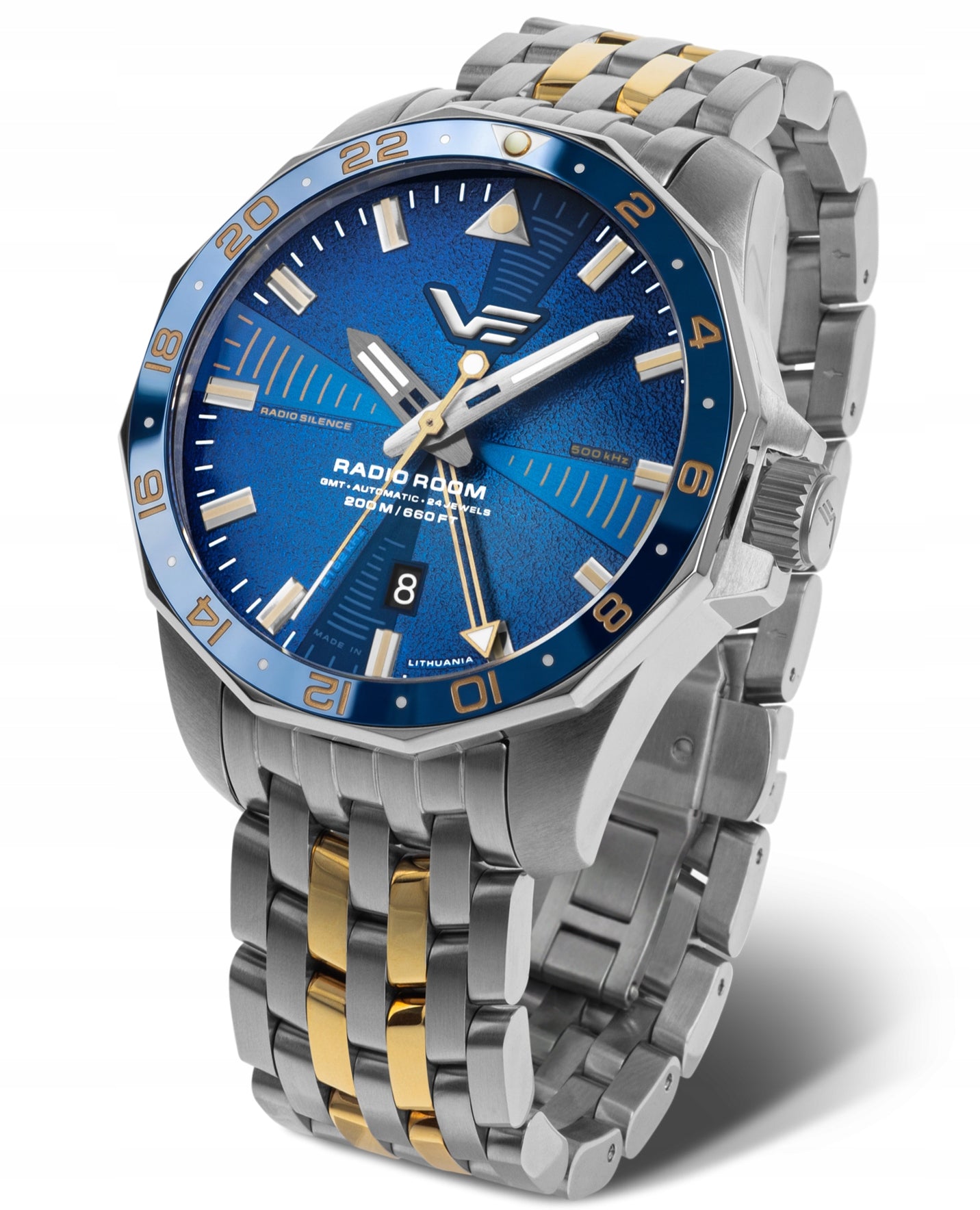New Original Men's watch Vostok Europe NH34-224A793B Radio Room limit