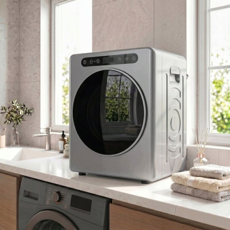 New Style Exhaust Dryer 5kg 1000W Silver Steel Dominant color silver/gray