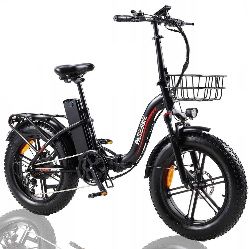 New Upgrade Electric vehicle PASEBIKE P20 PRO 20“ 1000W 48V 50KM/H 120HP Foldability partially assembled, calibrated